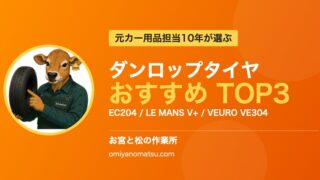 ダンロップタイヤおすすめ3選【元カー用品担当10年が厳選】エナセーブ EC204 / LE MANS V+ / VEURO VE304 