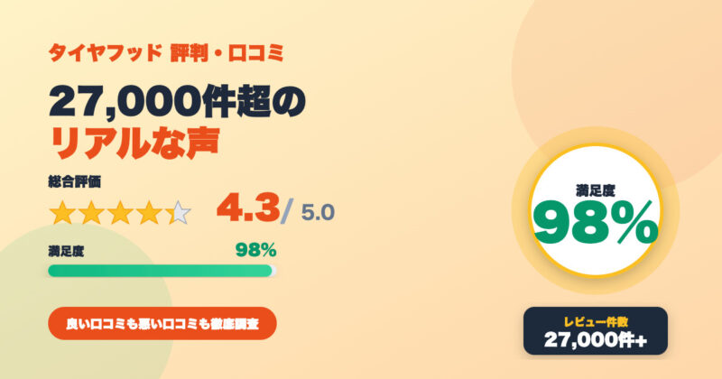 タイヤフッドの評判・口コミまとめ【良い口コミ・悪い口コミを徹底調査】 